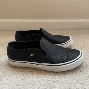 Vans Black Slip-On Sneakers